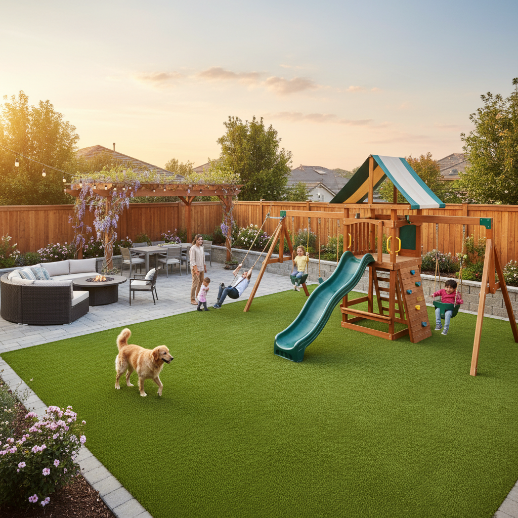 Artificial grass benefits for homeowners - family & lifestyle