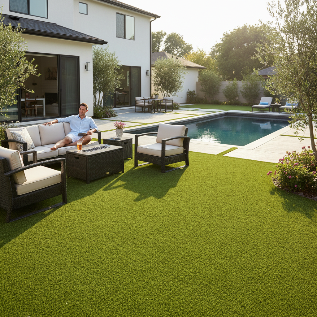 Artificial grass benefits for homeowners - pet health and