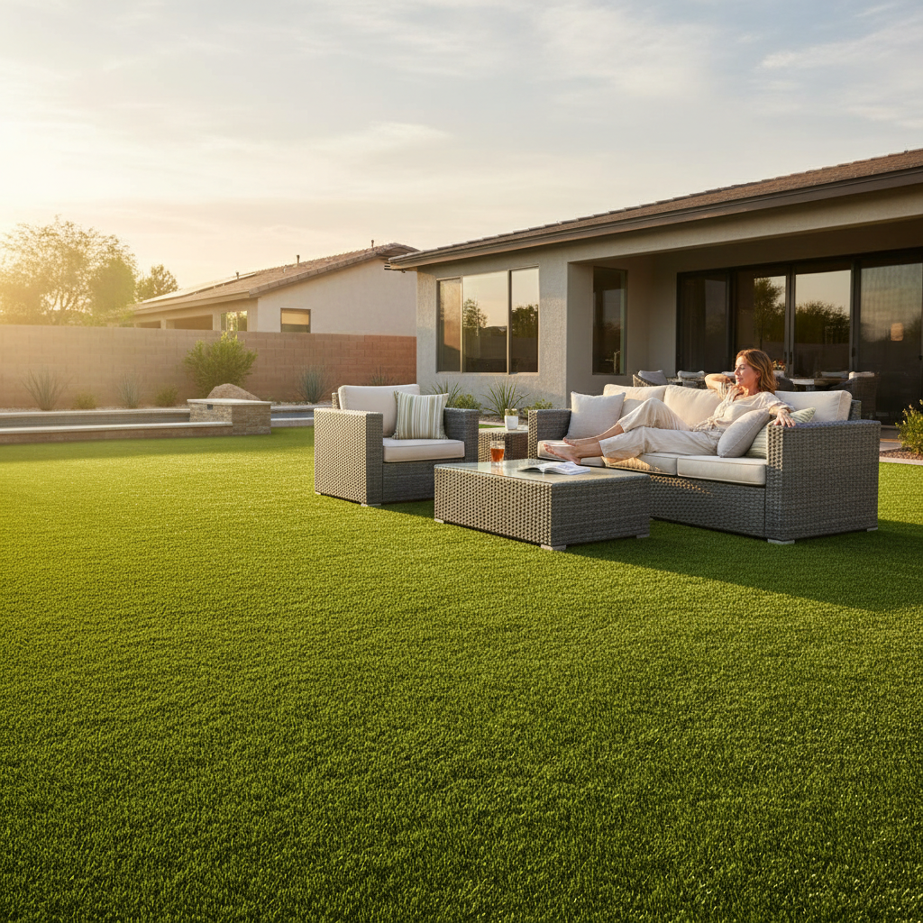 Artificial grass benefits for homeowners - backyard entertainment and