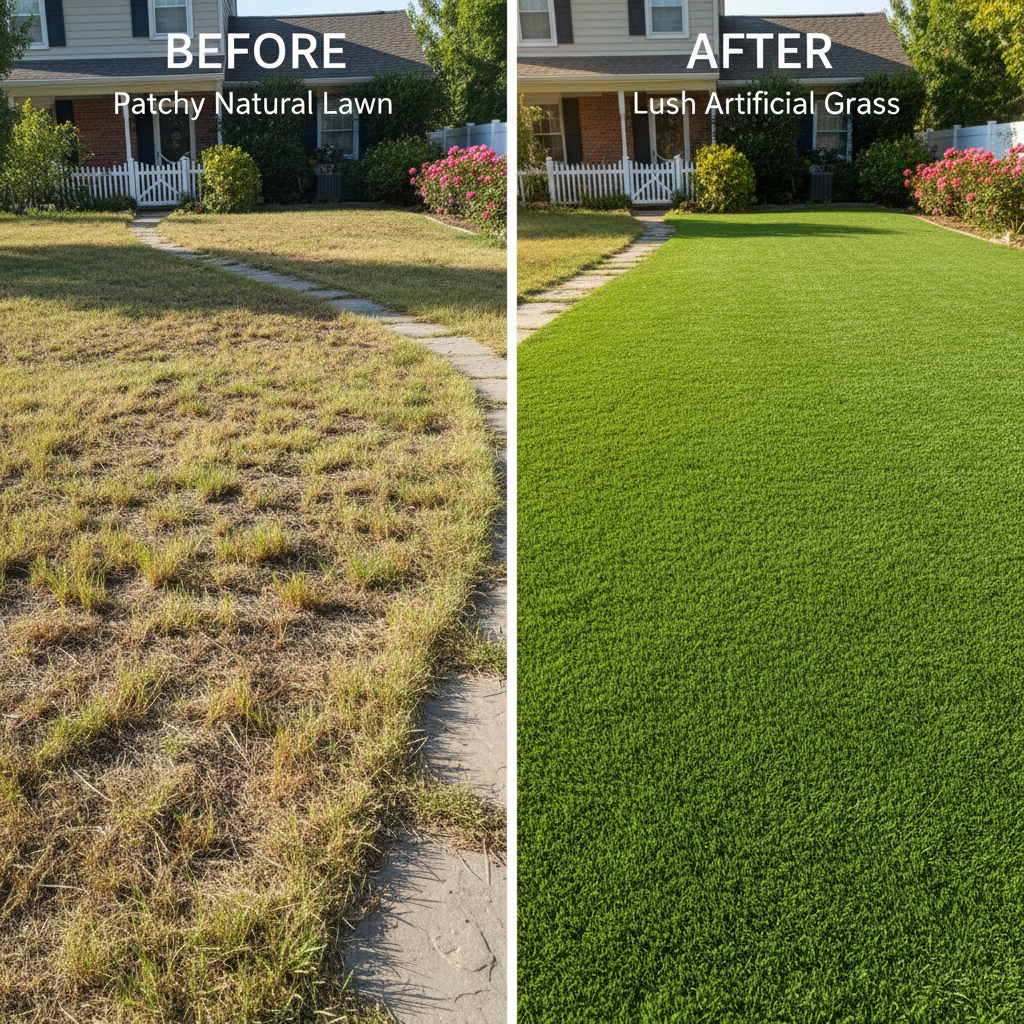 Artificial grass benefits for homeowners - low maintenance