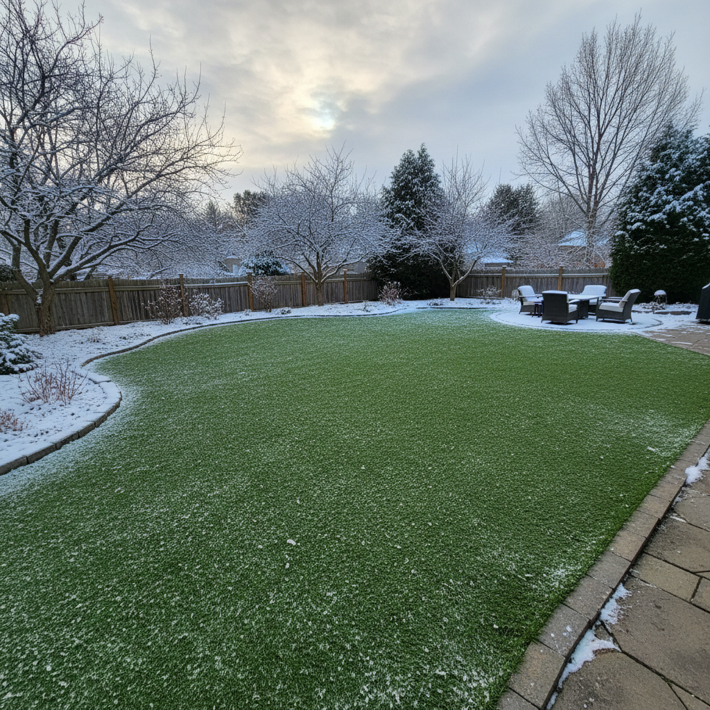 6 Tips for Surviving New Jersey Winters with Artificial Grass - artificial grass installation by Pags The Turf Guy