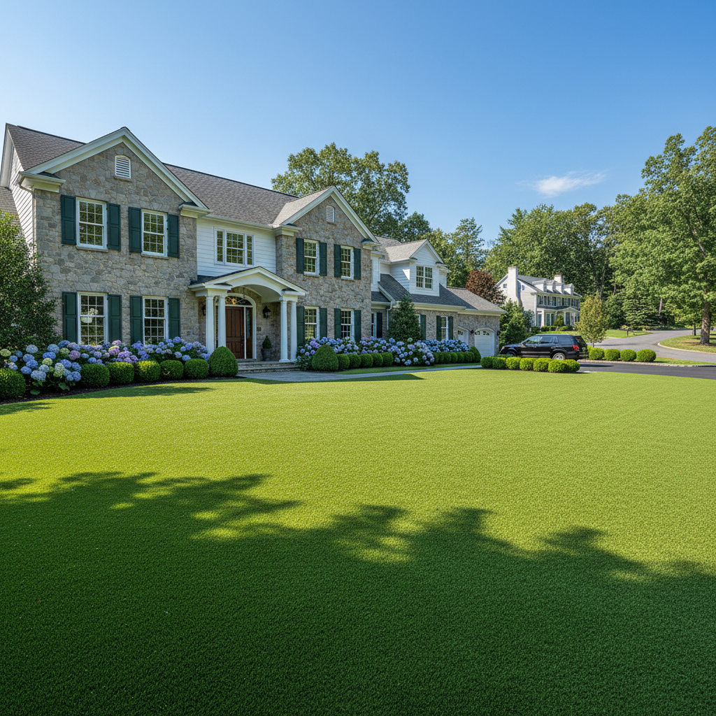 Beat the Drought: How Artificial Grass Keeps Your Backyard Green in CT, NYC & NJ - artificial grass installation by Pags The Turf Guy