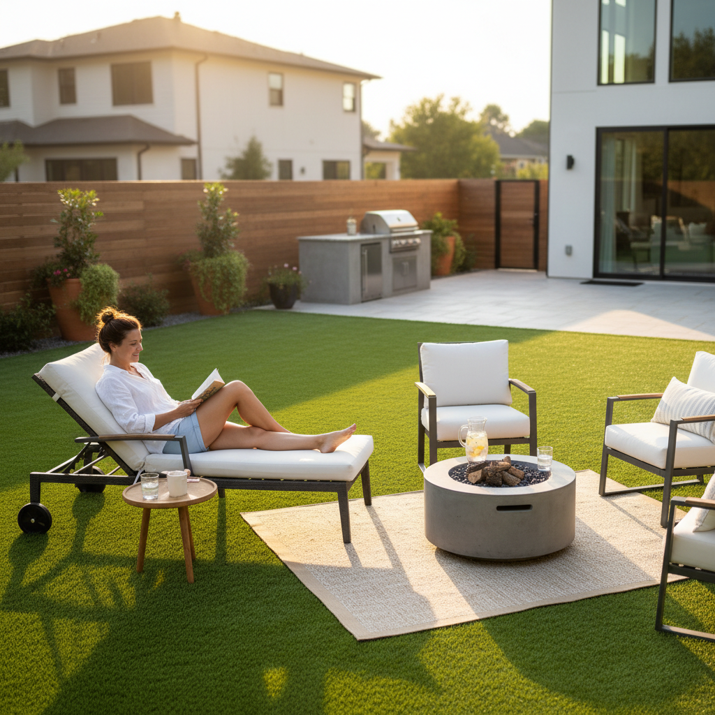 Artificial grass benefits for homeowners - low-maintenance living and