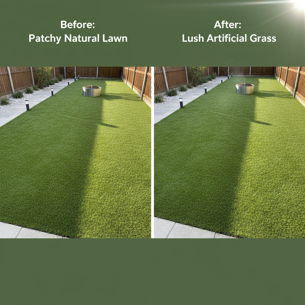 Artificial grass benefits for homeowners - low maintenance Artificial grass benefits for homeowners - low maintenance