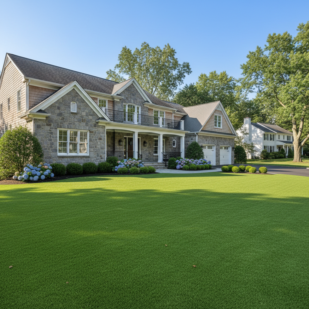 Darien's Backyard Revolution: Safe Play & Luxury with Artificial Grass in CT, NYC, NJ - artificial grass installation by Pags The Turf Guy