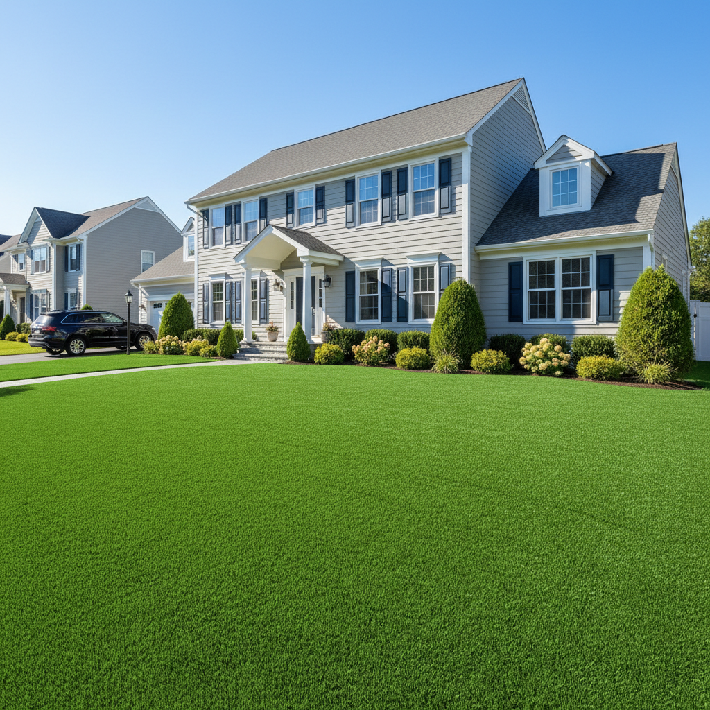 Beat Water Restrictions: Artificial Grass for Drought-Proof Lawns in CT, NYC, NJ - artificial grass installation by Pags The Turf Guy