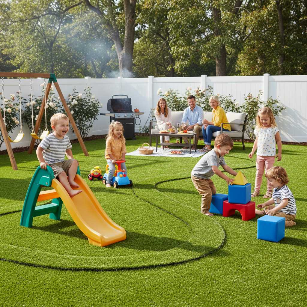 8 Brilliant Outdoor Living Ideas Using Artificial Turf in Westchester County, NY - artificial grass installation by Pags The Turf Guy