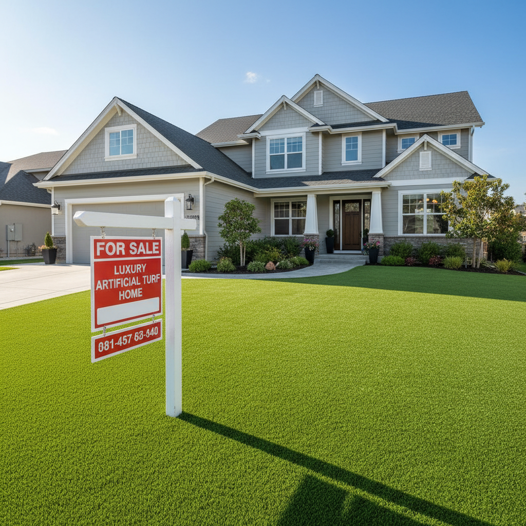 Artificial grass benefits for homeowners - property value
