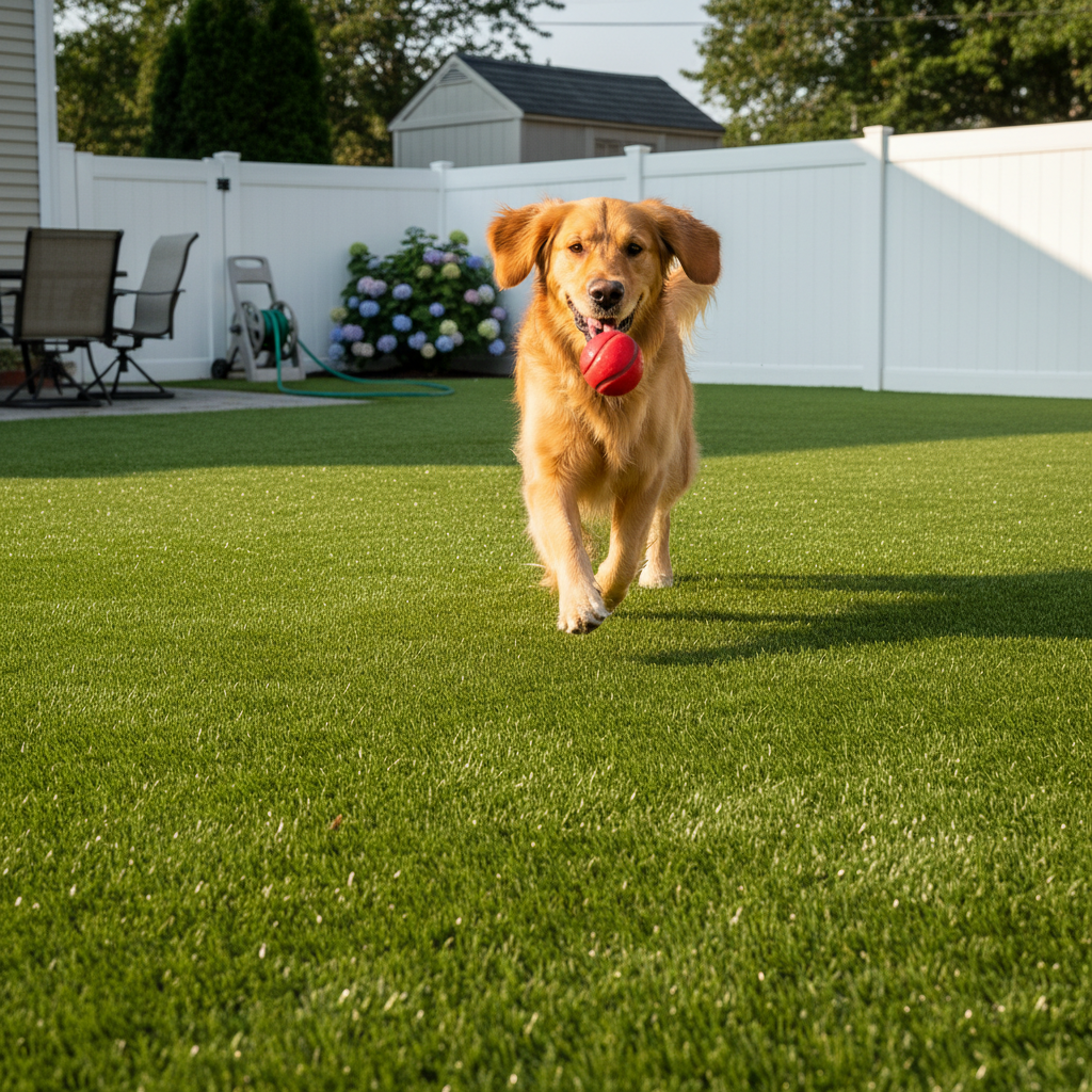 Designing the Perfect Dog Run with Synthetic Turf - artificial grass installation by Pags The Turf Guy Designing the Perfect Dog Run with Synthetic Turf - artificial grass installation by Pags The Turf Guy