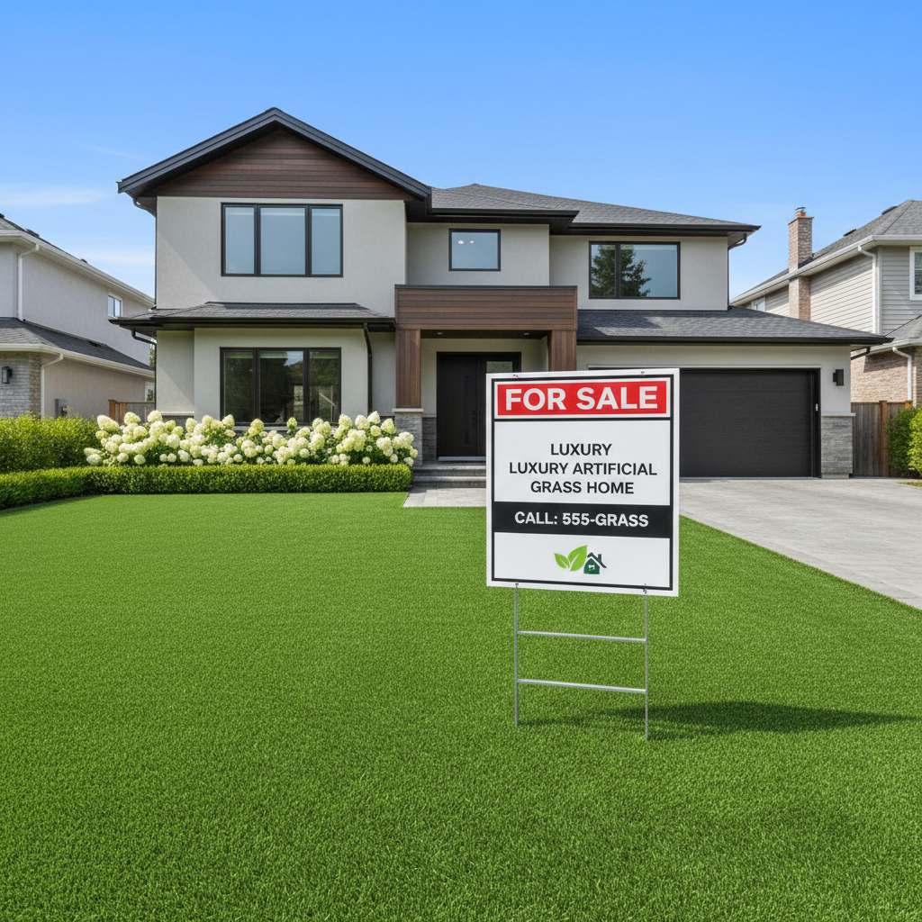 Artificial grass benefits for homeowners - property value