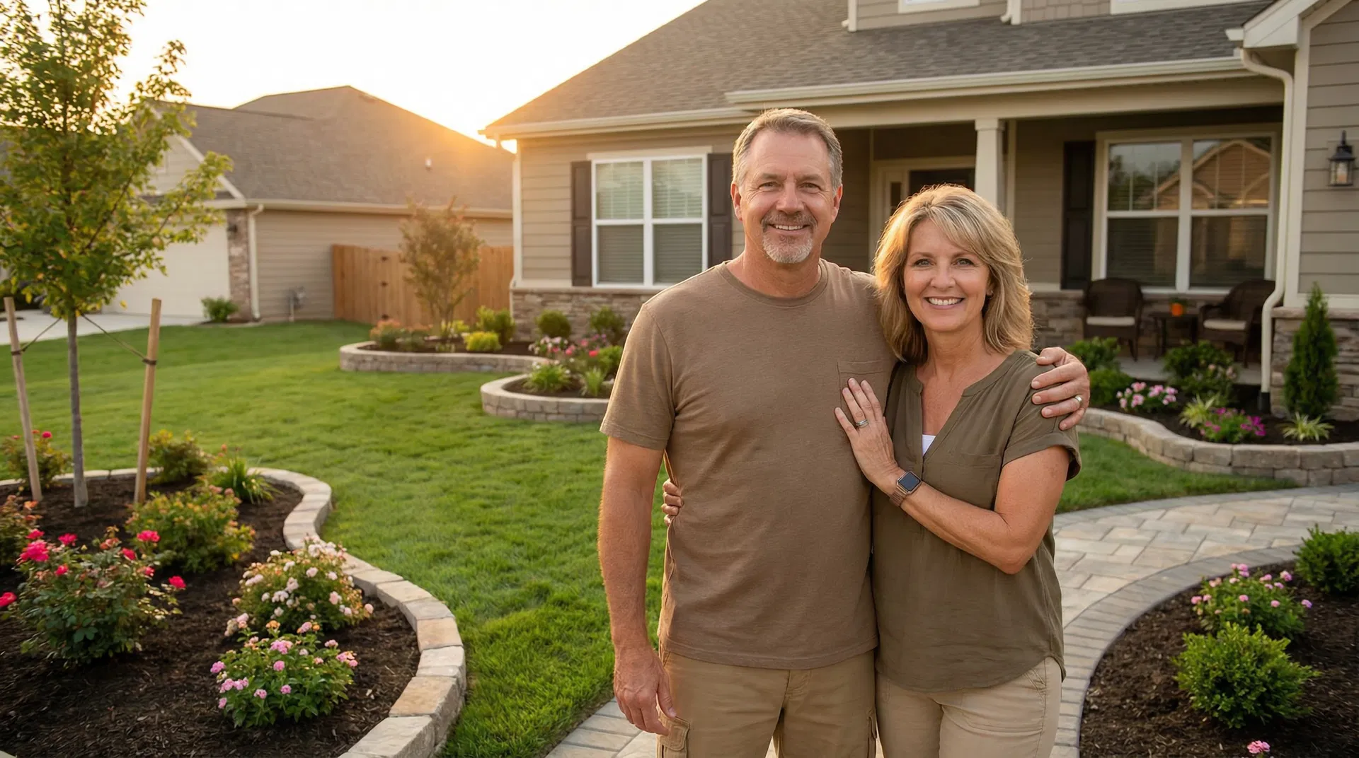 Contractor with laptop