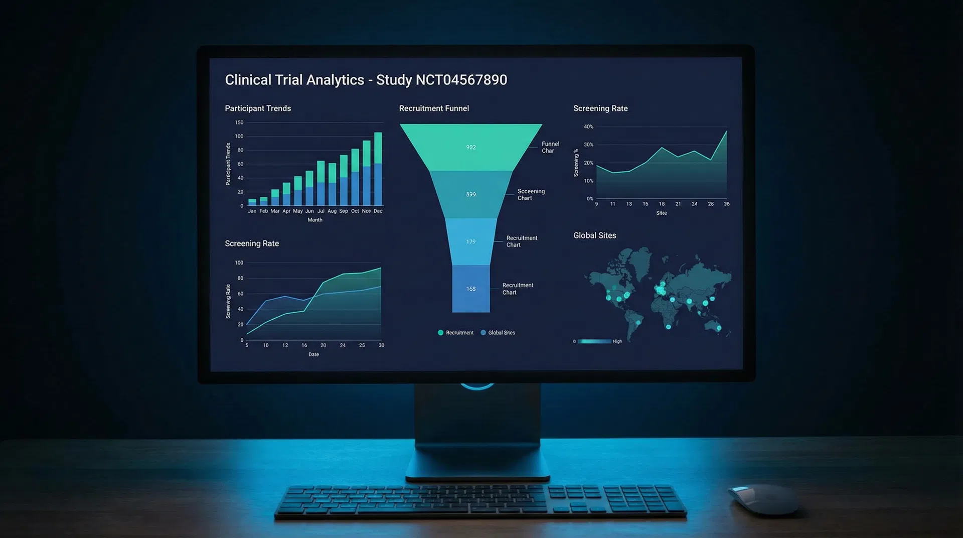 Trial Scanner platform interface