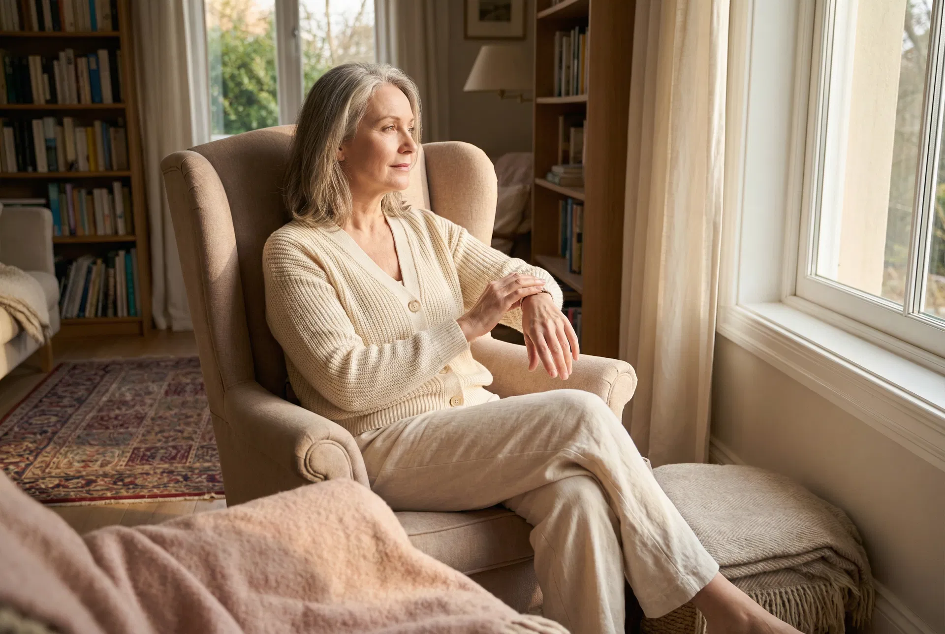 Woman with joint pain and body aches — hormone therapy pain relief at Alignia Wellness Boca Raton FL