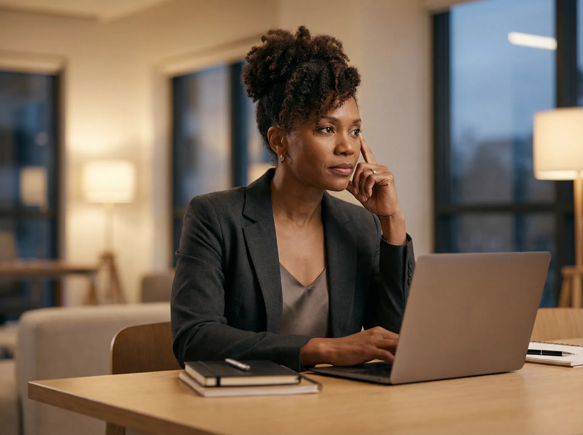 Black woman experiencing brain fog and memory loss — cognitive hormone therapy at Alignia Wellness Boca Raton FL