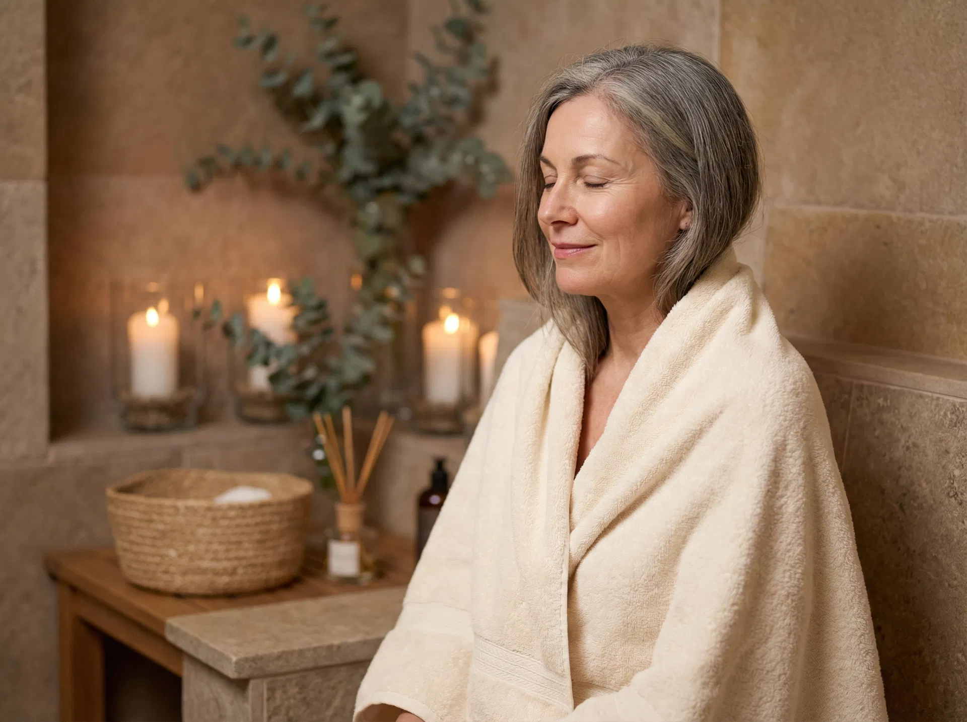 Woman receiving vaginal estrogen therapy and GSM treatment at Alignia Wellness Boca Raton FL