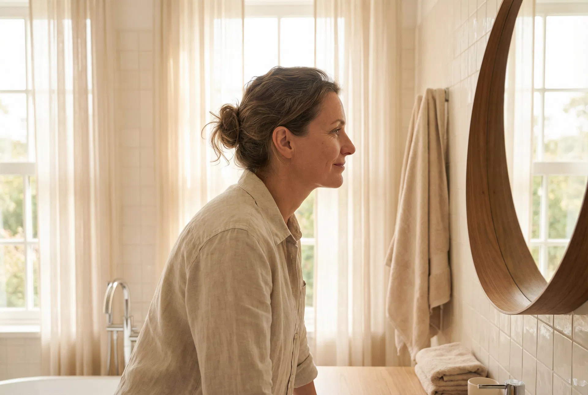 Woman addressing weight gain and metabolism changes — hormone optimization at Alignia Wellness Boca Raton FL