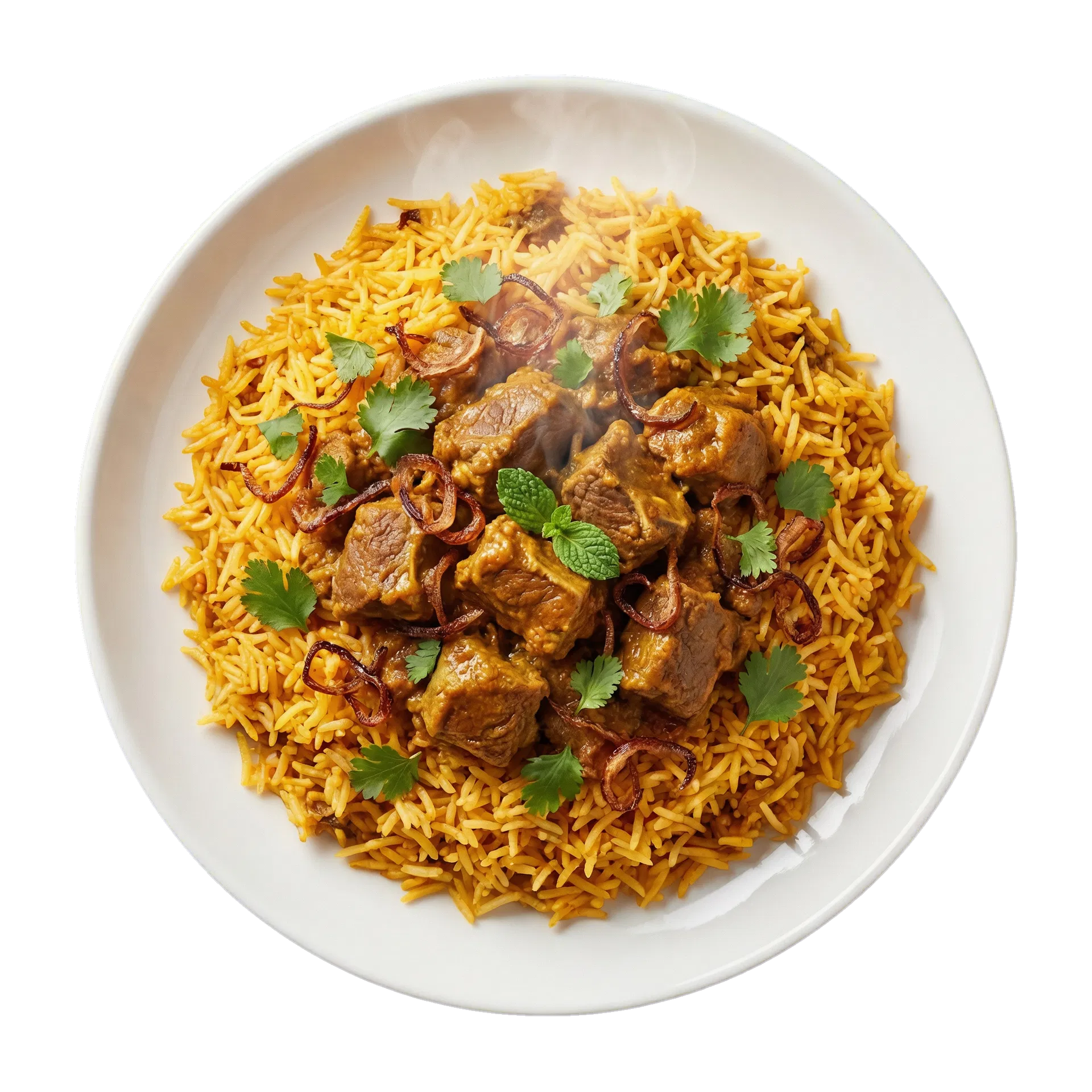 Nasi Beriani Kurma Kambing