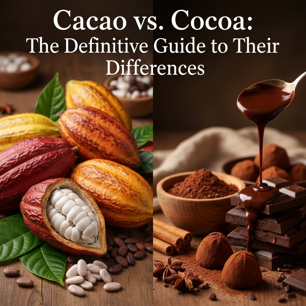 Cacao vs. Cocoa: The Definitive Guide to Their Differences