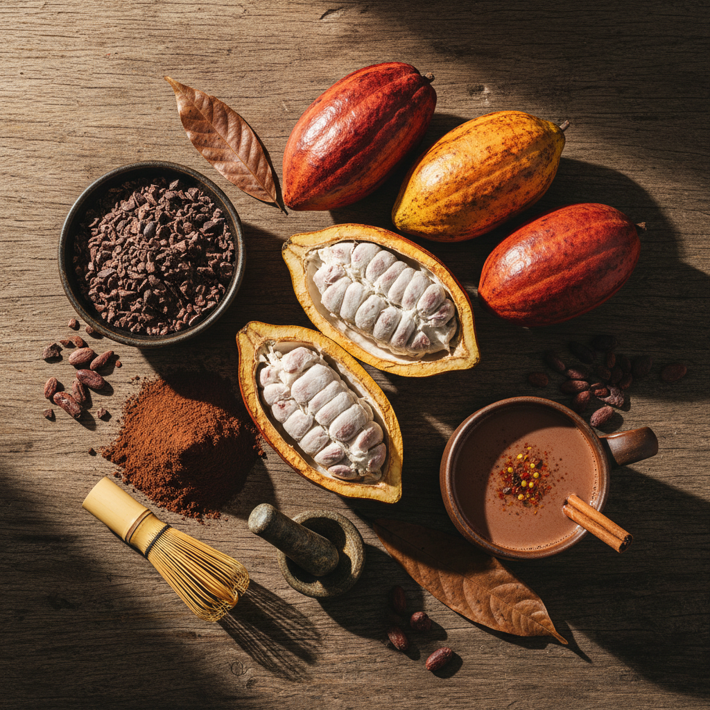 Cacao products and cacao fruit varieties