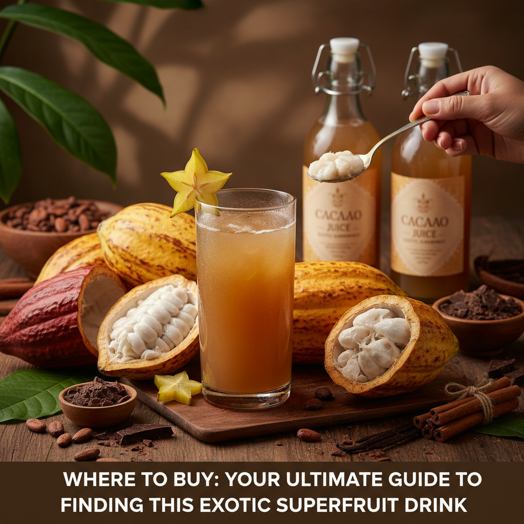 Cacao Juice Where to Buy: Your Ultimate Guide to Finding This Exotic Superfruit Drink — cacao juice where to buy guide