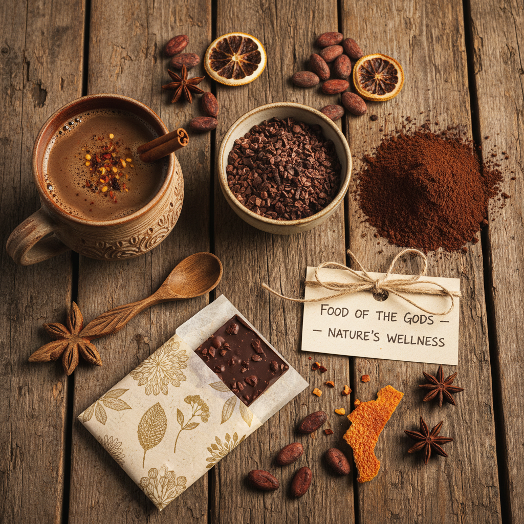Cacao products and cacao health benefits varieties