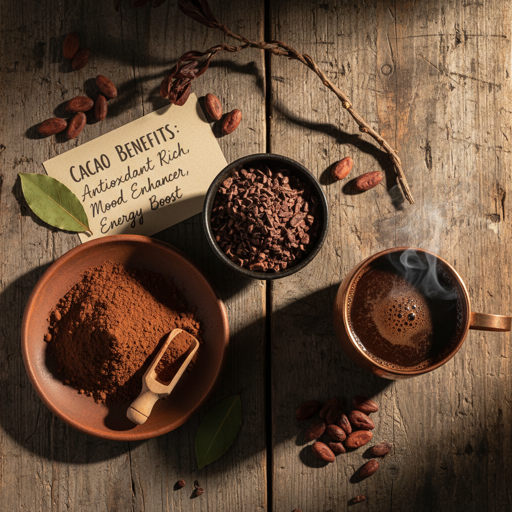 Cacao products and cacao powder benefits varieties