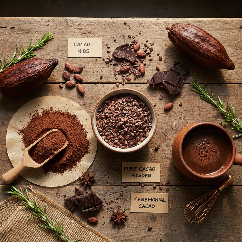 Cacao products and cacao antioxidants varieties