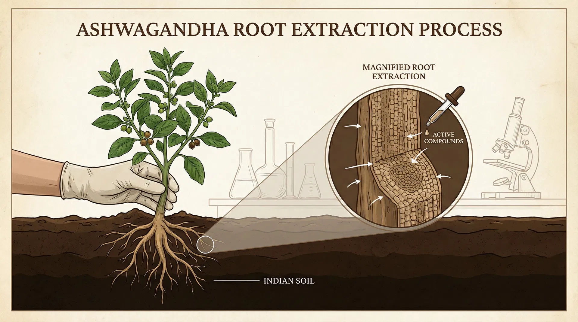 Ashwagandha Root Extraction