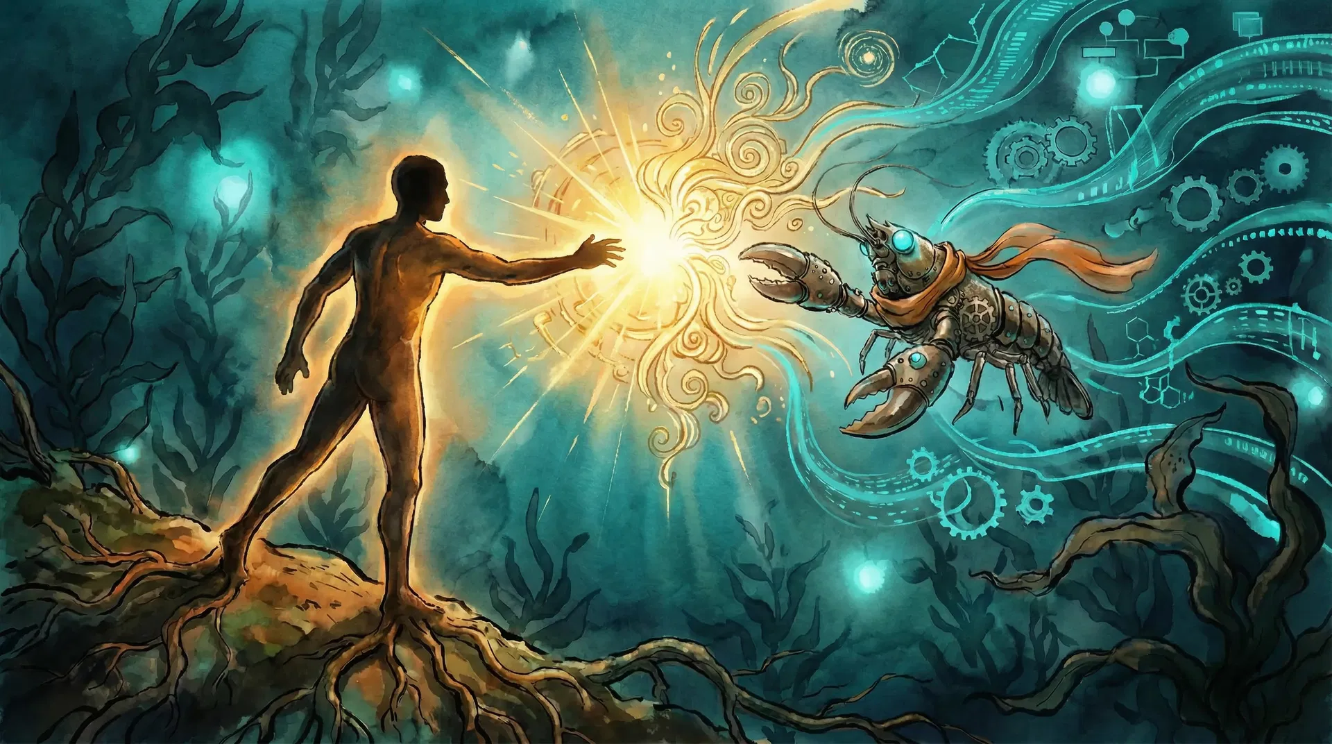 3claw.ai - 深海蒸汽朋克龙虾