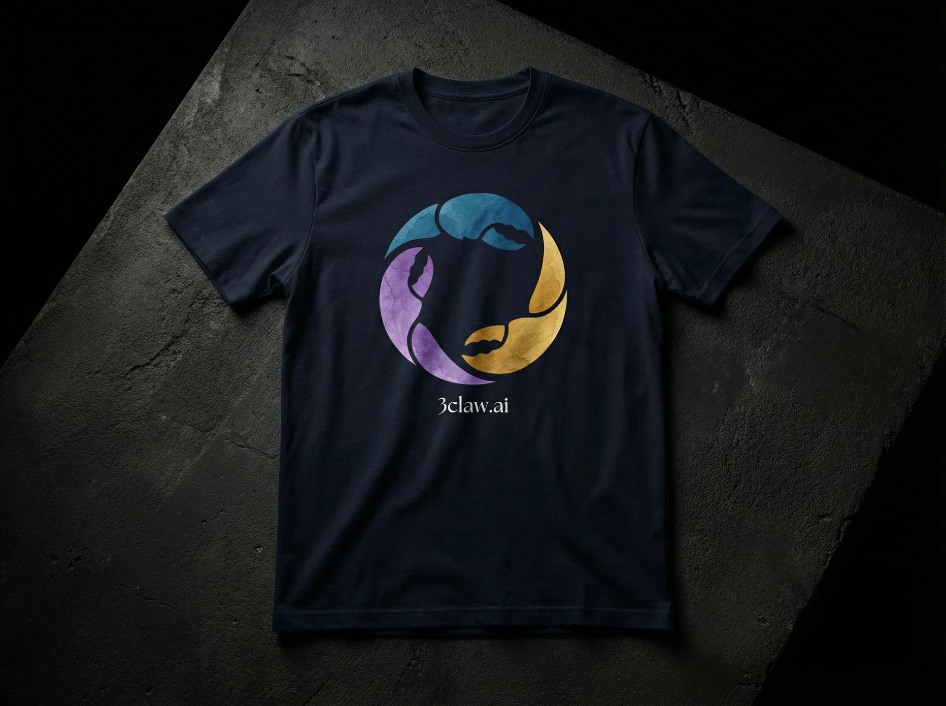 三爪循环 T恤