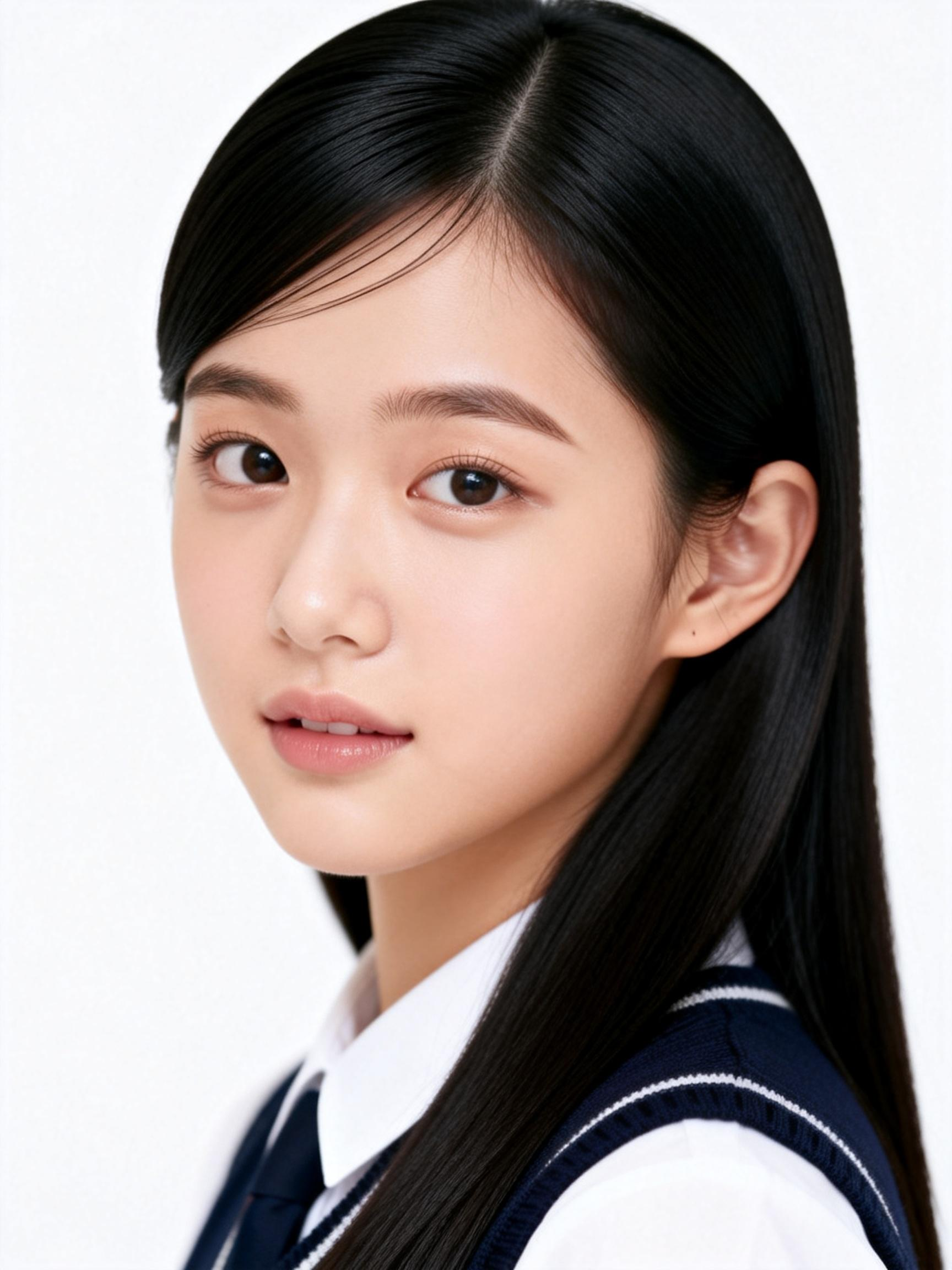 初高中女生 发型 9