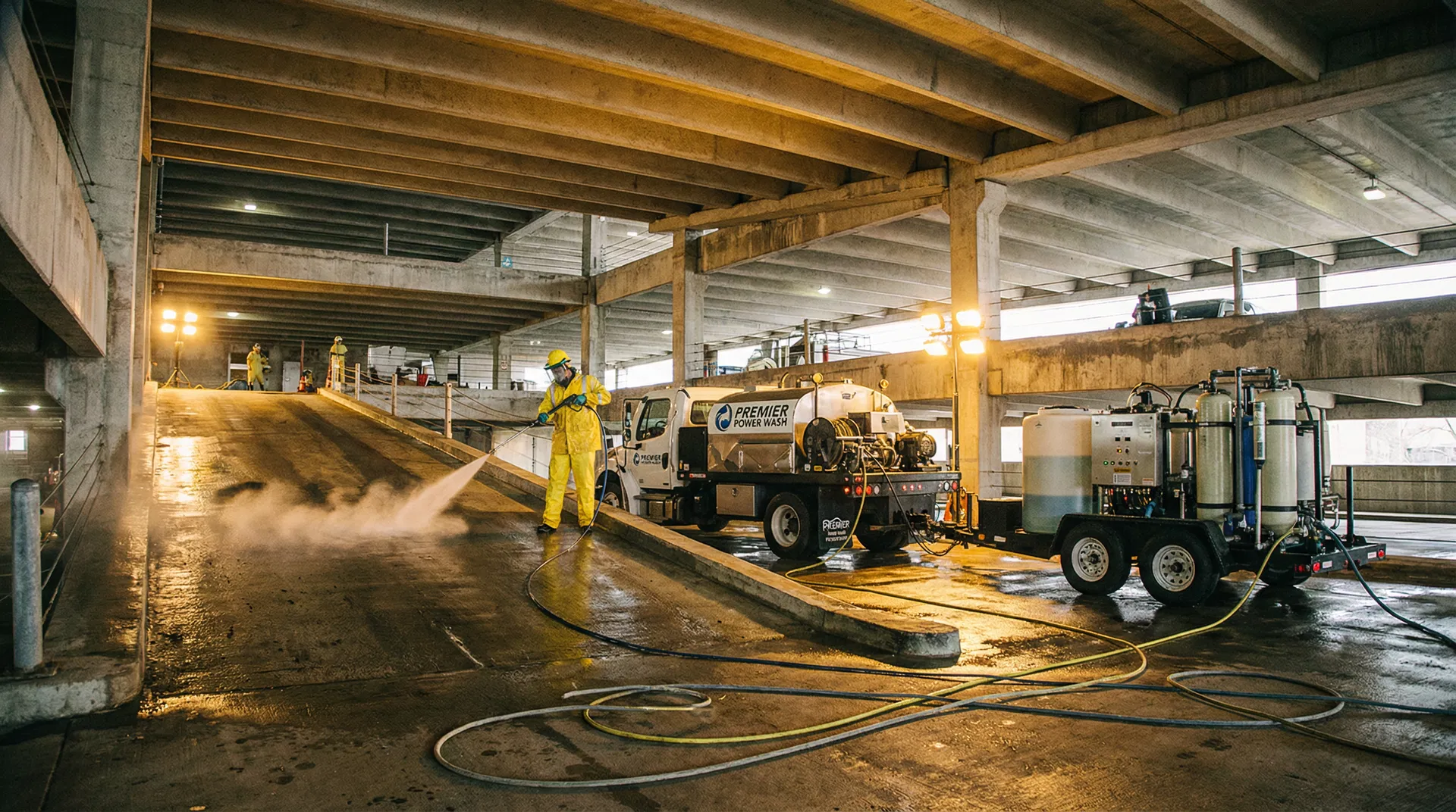 Parking Garage Cleaning