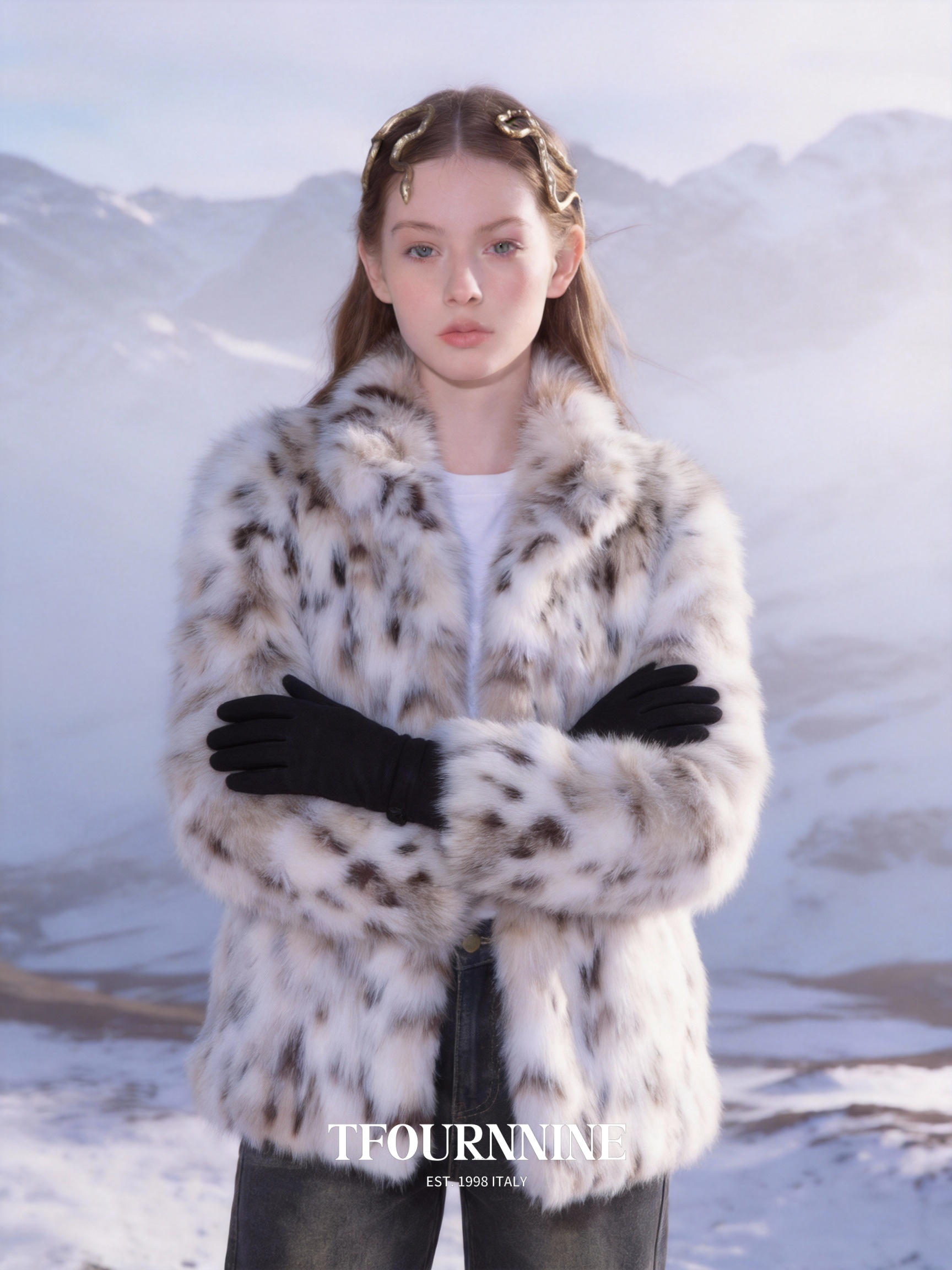 North American Lynx Fur Haute Couture Coat view 4