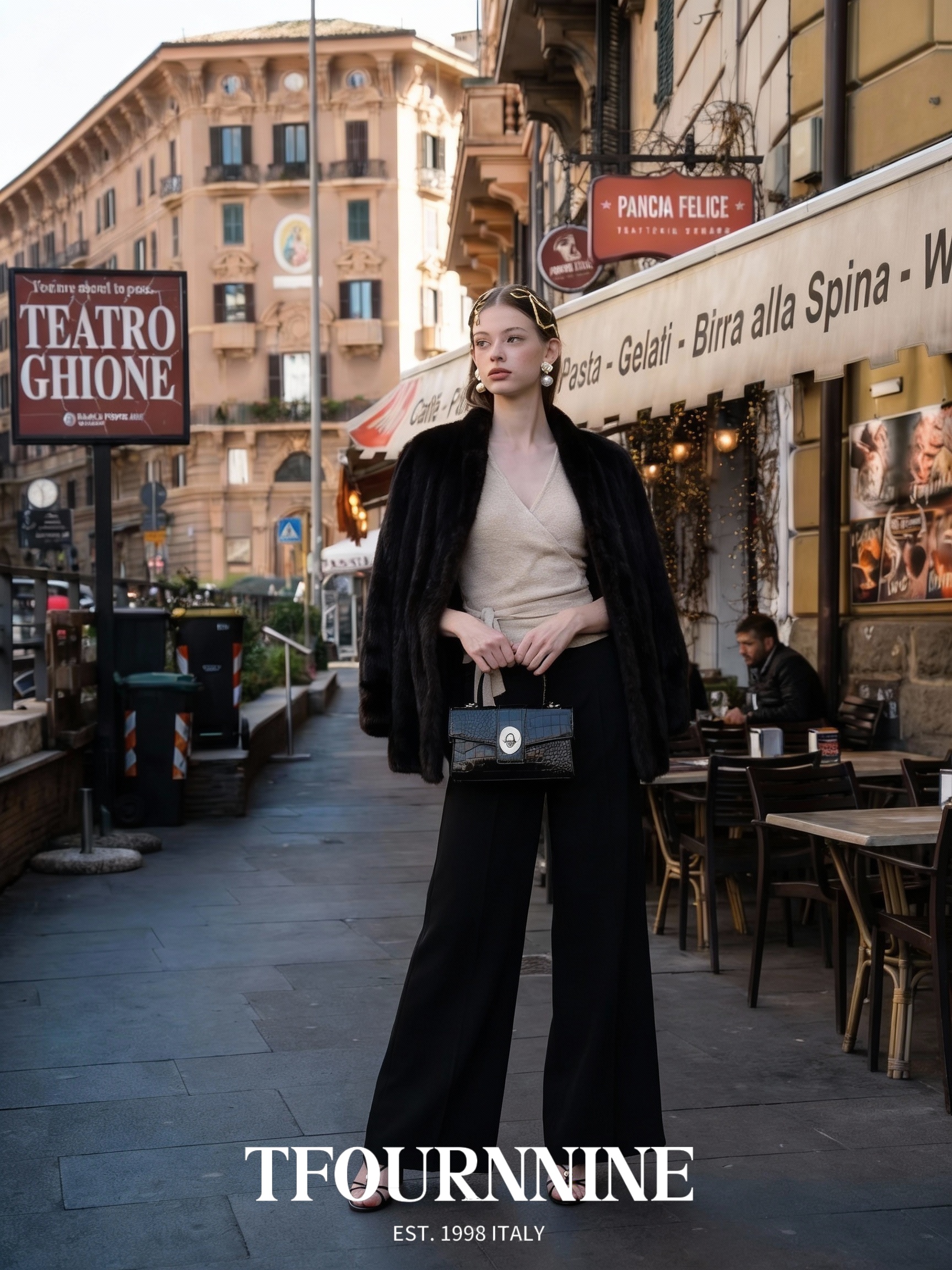 Mahogany Mink Coat view 3