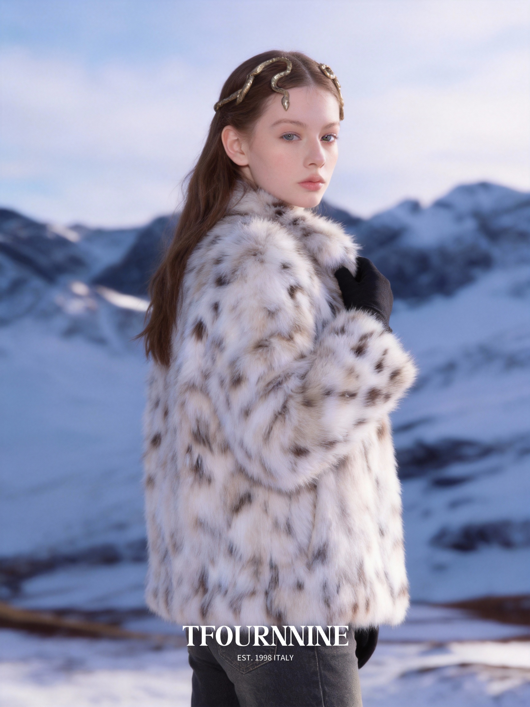 North American Lynx Fur Haute Couture Coat view 3