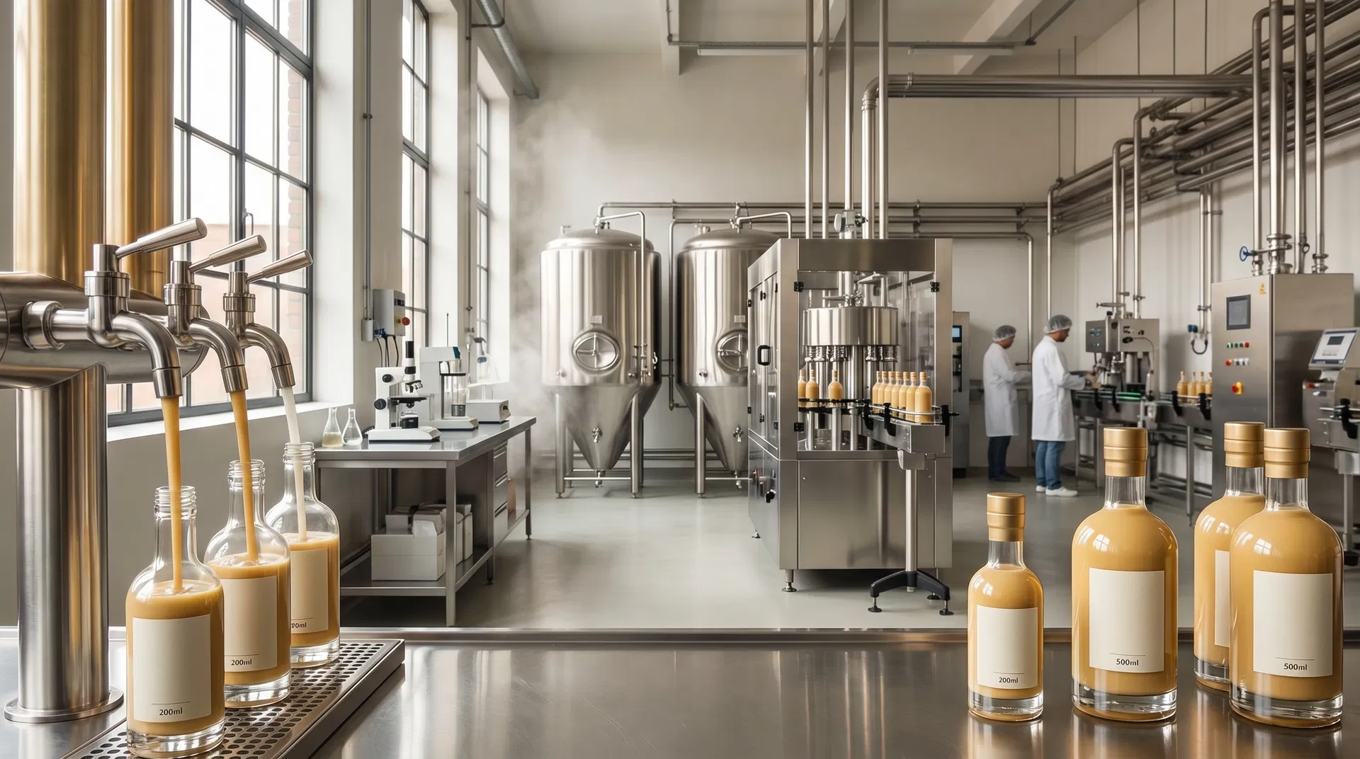 Hochwertige Lohnproduktion für Bio-Eierlikör