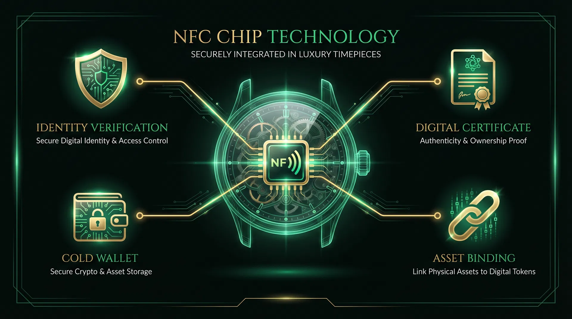 NFC Chip Technology Diagram