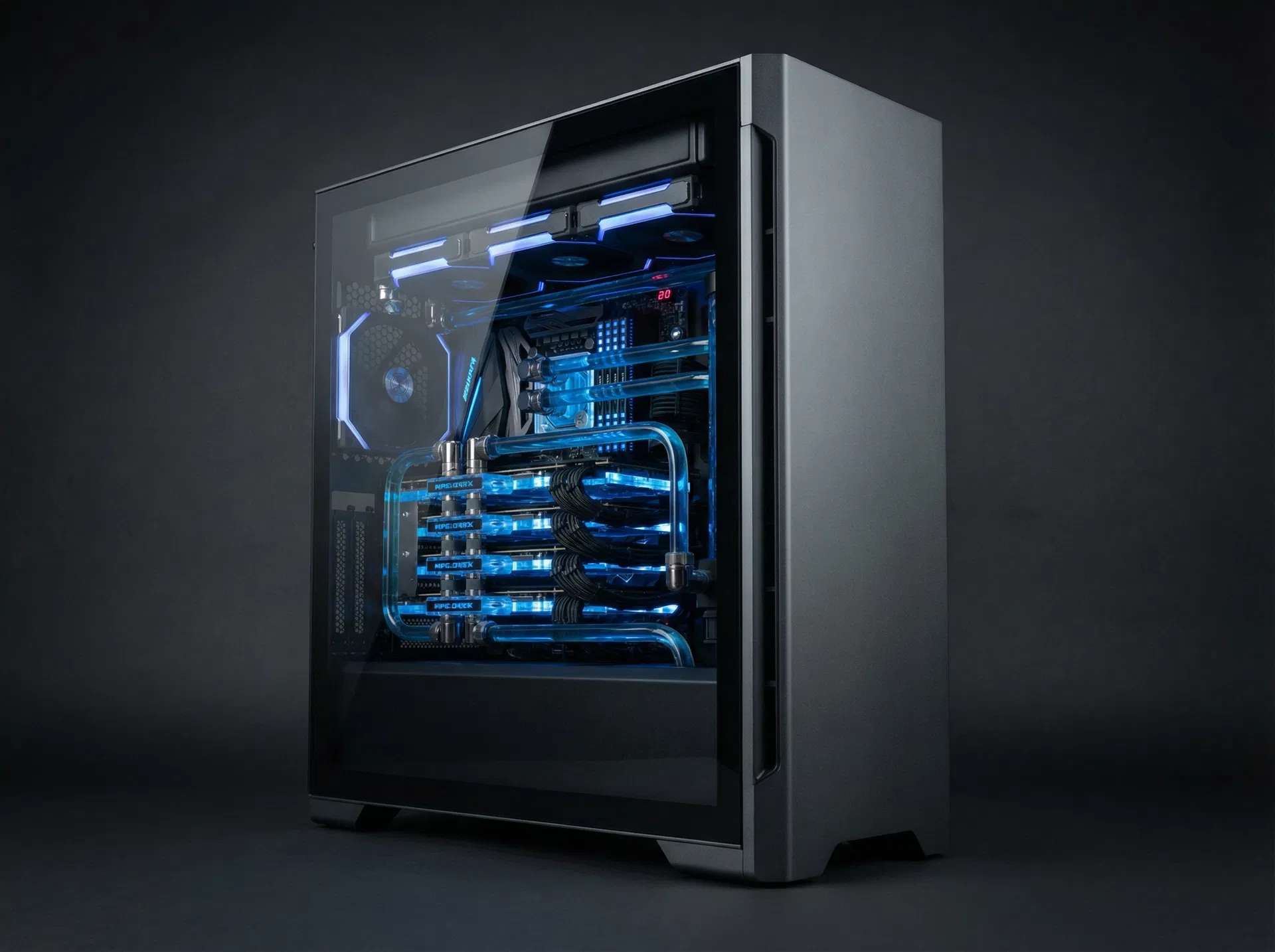 4 卡塔式水冷 GPU 服务器