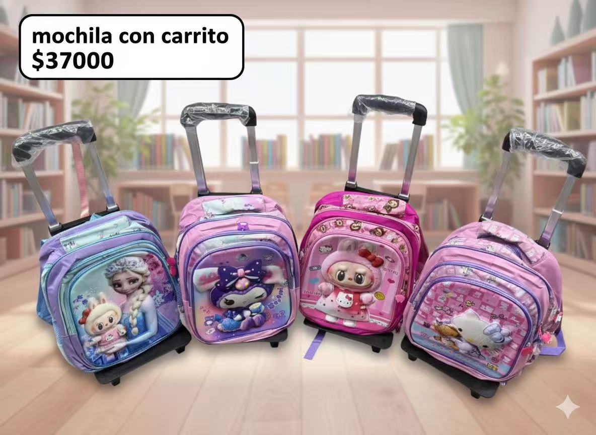 MOCHILA CON CARRITO