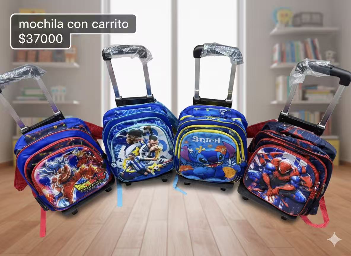 MOCHILA CON CARRITA