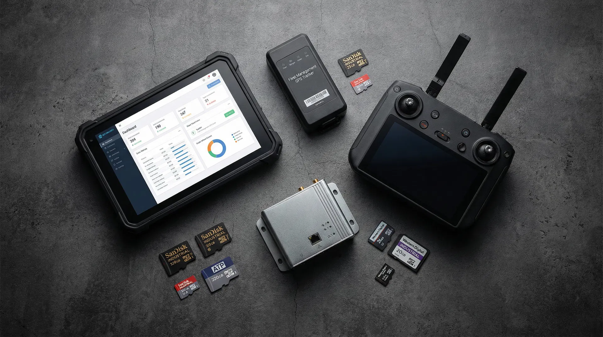 Elekro SD card in industrial applications: dashcam, IP camera and IoT equipment