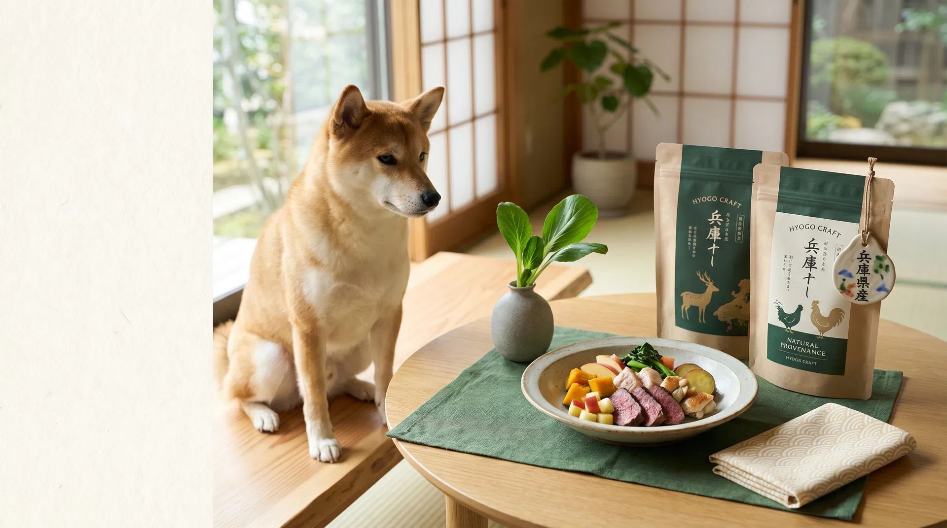 ONESMILE premium pet food lifestyle visual from Hyogo