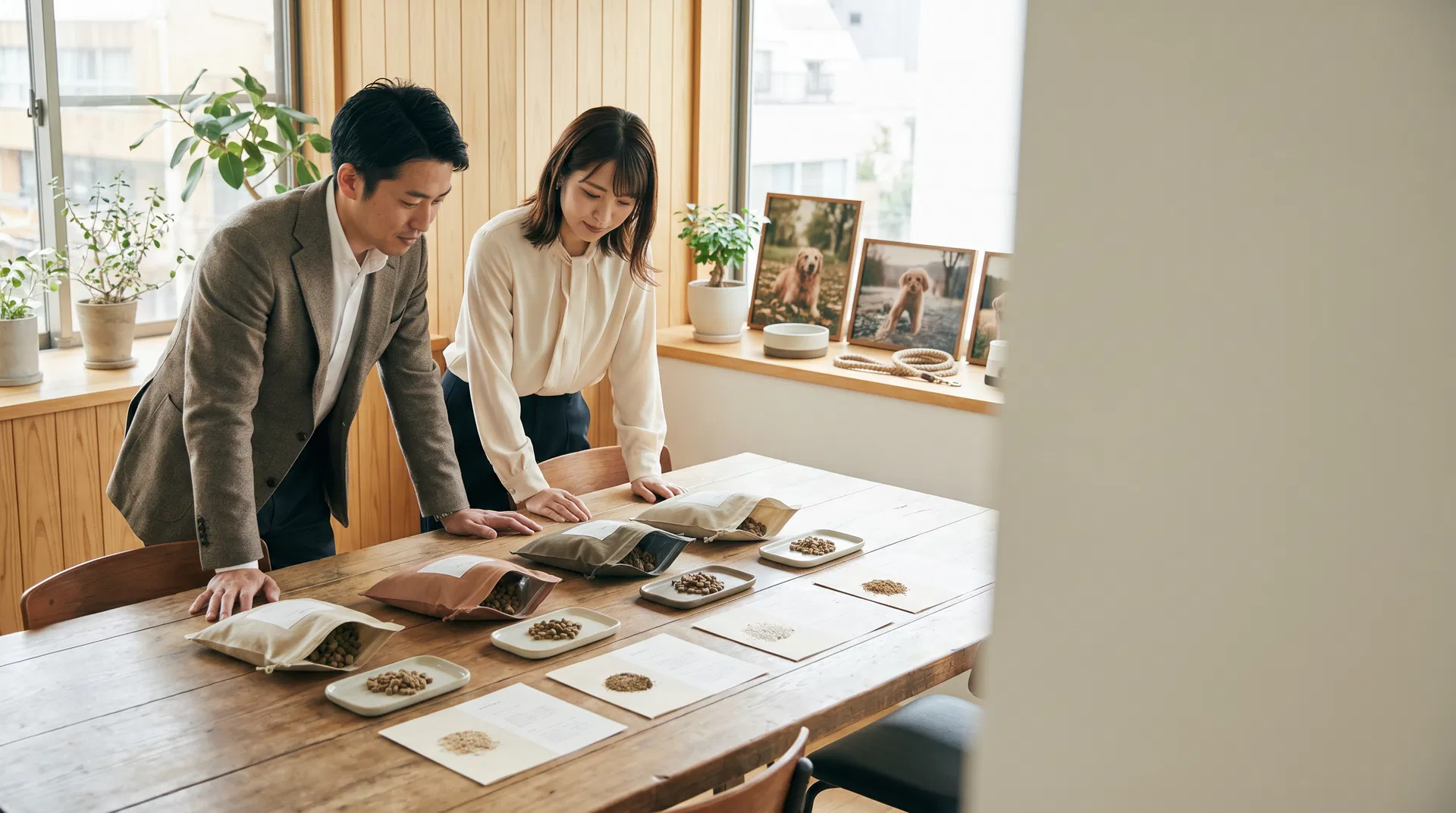 B2B export discussion for premium Japanese pet food