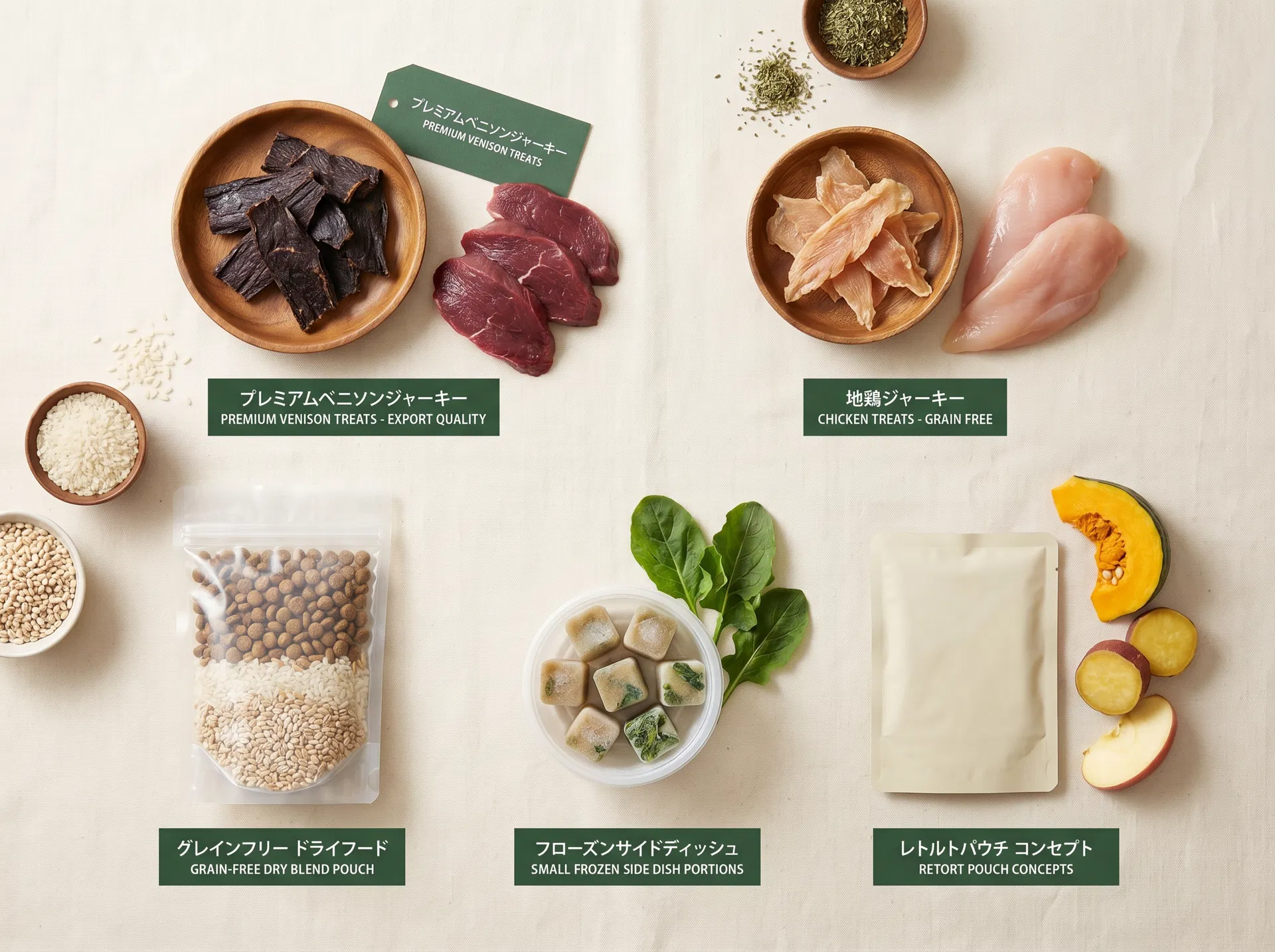 ONESMILE export catalog styled product overview