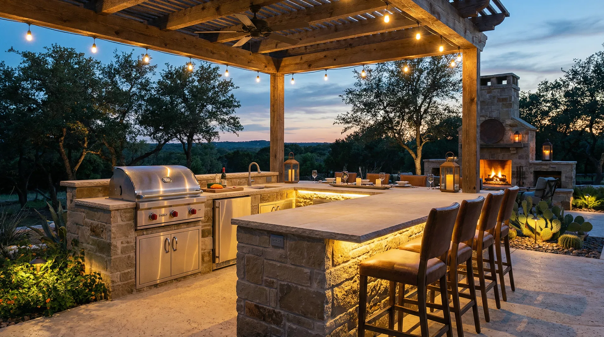 Luxury outdoor living project