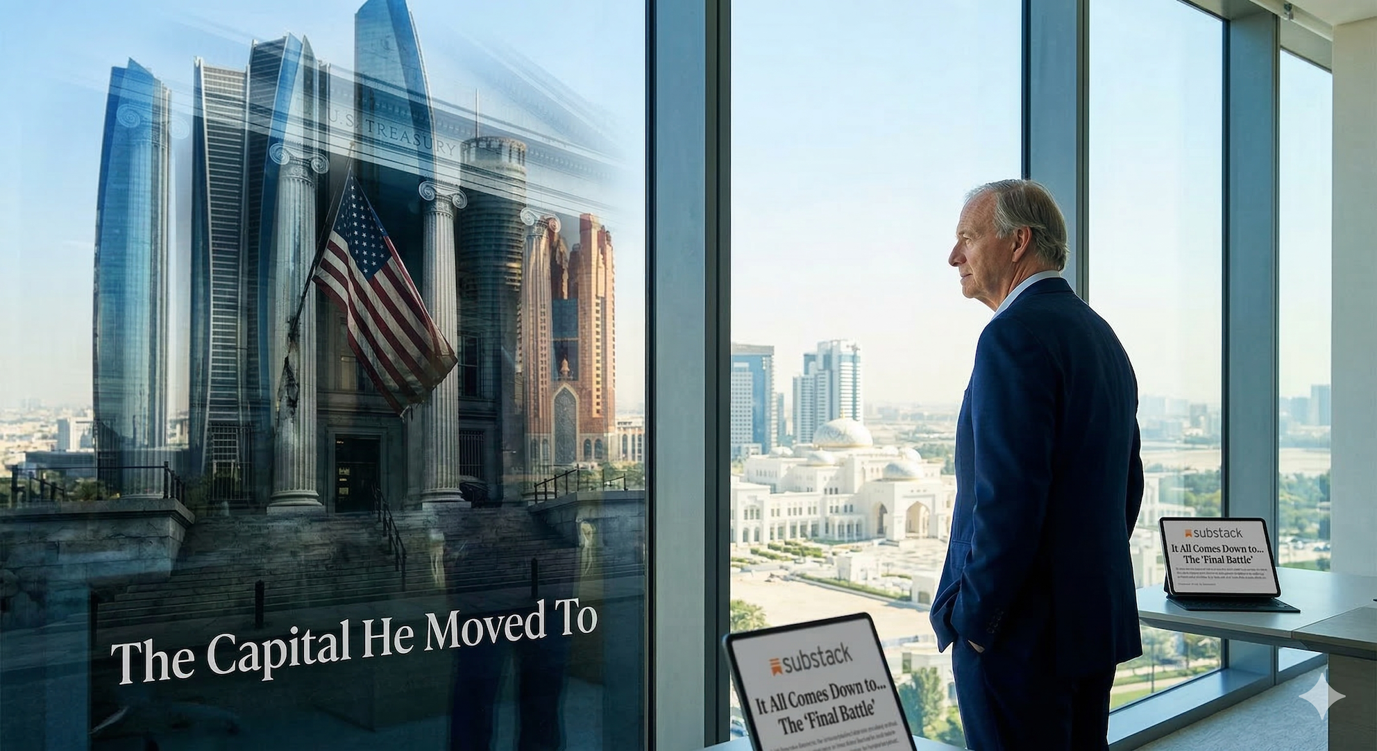 Dalio's Hormuz Piece Has a Gap. His Family Office Branch Forwarding Address Fills It.