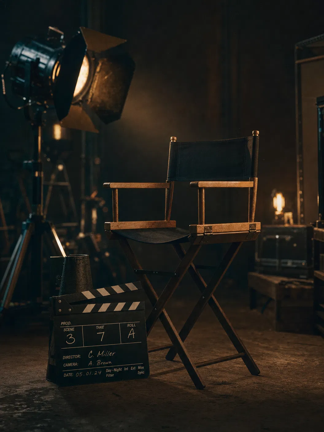Film set environment