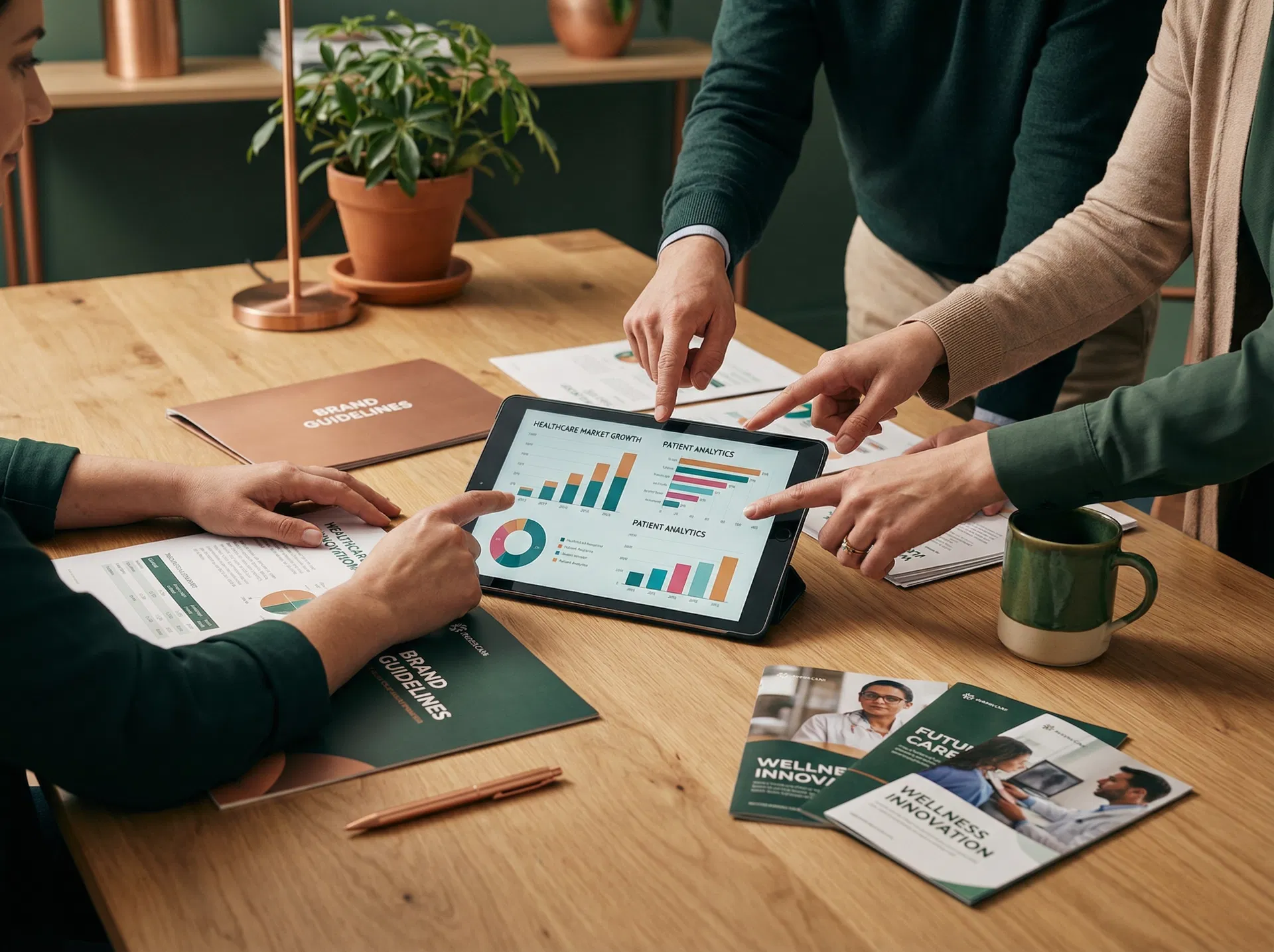 Healthcare marketing strategy session