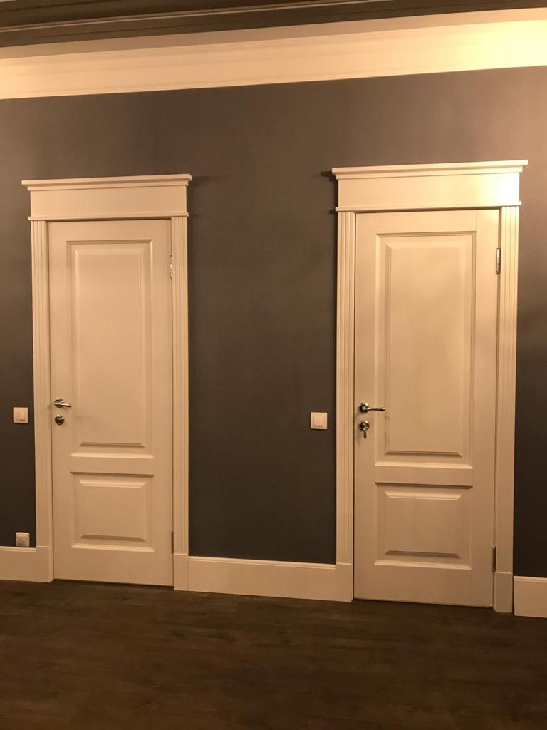 Классические белые межкомнатные двери