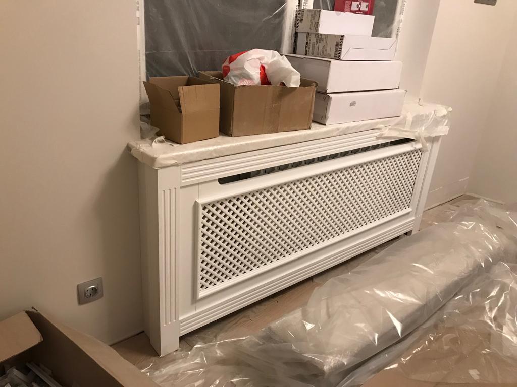 Элегантный деревянный экран радиатора